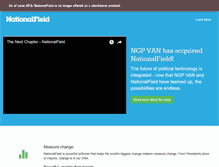 Tablet Screenshot of nationalfield.com